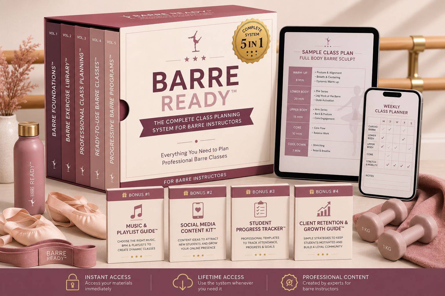 BARRE READY™ + 4 Exclusive Bonuses